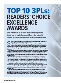 Readers’ Choice: Top 10 3PL Excellence Awards Readers’ Choice: Top 10 3PL Excellence Awards